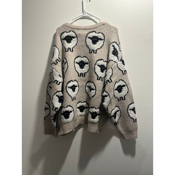 Target x Woolrich Adult Sheep Print Pullover Sweater Size L - Picture 9 of 9
